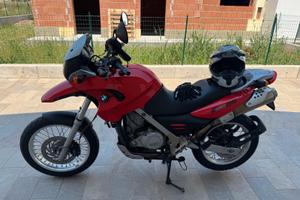 BMW F650GS del 2002 rossa Km 19500