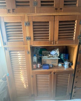 Cucina in legno vintage anni 60