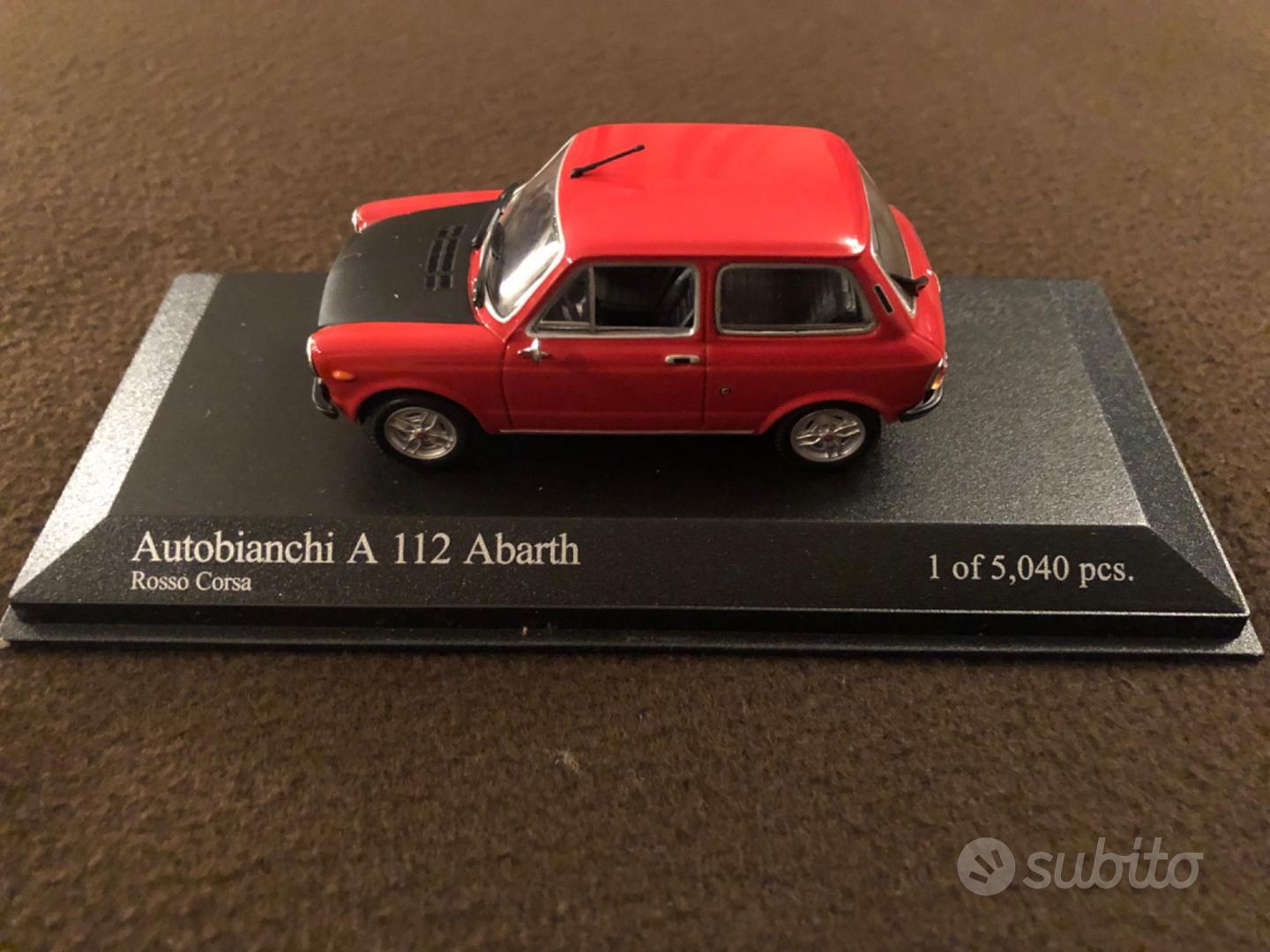 AUTOBIANCHI A112 ABARTH 1974 Schwarz MAXICHAMPS 940121170 1 43 MINICHAMPS ITALIA | Acquisti Online su