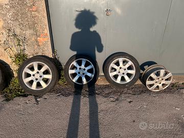 Cerchi in lega gommati Opel Corsa C