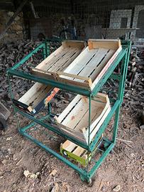 Scaffali in metallo per frutta e verdura - 5 pezzi