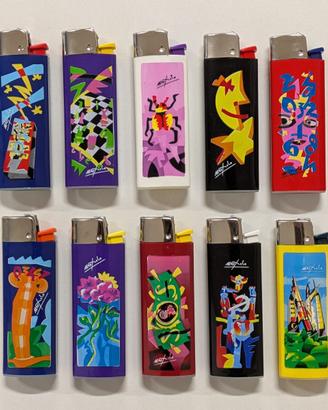 Ugo Nespolo - Art Collection - Accendini Smoking