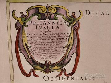 Stampa originale delle Isole Britanniche,  1641
