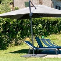 2 ombrelloni 3x4 m completi di base