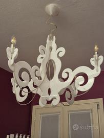 Lampadario moderno in plexiglass