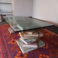 Tavolino soggiorno in cristallo