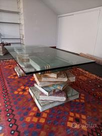 Tavolino soggiorno in cristallo