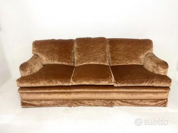 Divano in velluto di seta