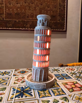 Lampada Torre di Pisa 