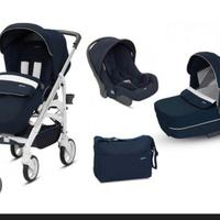 trio inglesina blu