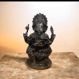 Ganesha scultura in bronzo 