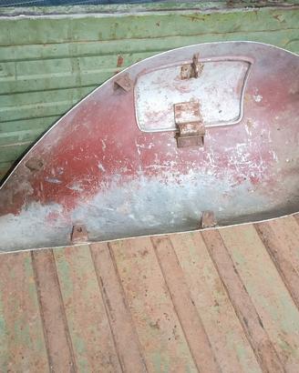 Cofano, scocca , pancia alluminio Vespa faro basso