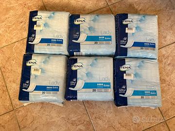 120 assorbenti Tena Lady nuovi