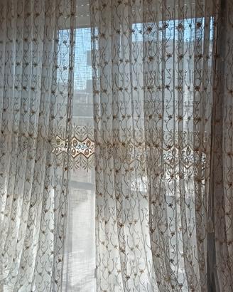 Tenda in pizzo per camera da letto 