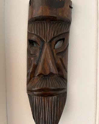 Maschera Sarda in legno