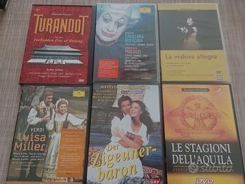 6 DVD artisti vari lirica/operetta