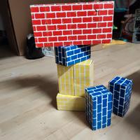 mattoni di cartone giocattolo per bambini 