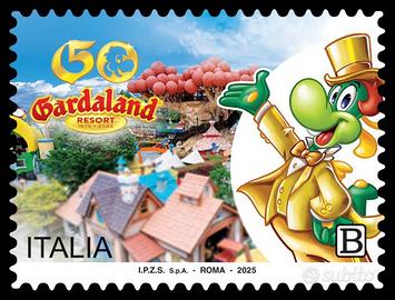 Francobollo 50 Gardaland resort