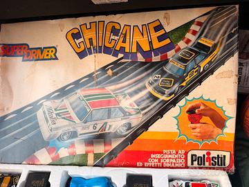 Pista Super Driver Polistil Chicane Vintage Anni80