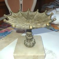 Centrotavola/soprammobile antico in marmo e bronzo