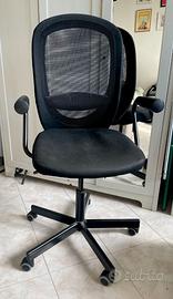 Sedia da ufficio Flintan con braccioli