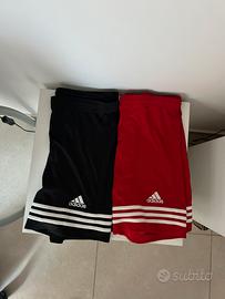 Pantaloncini Adidas Nero e Rosso
