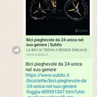 BICI PIEGHEVOLE UNICA NEL SUO GENERE DA 24/26  MTB