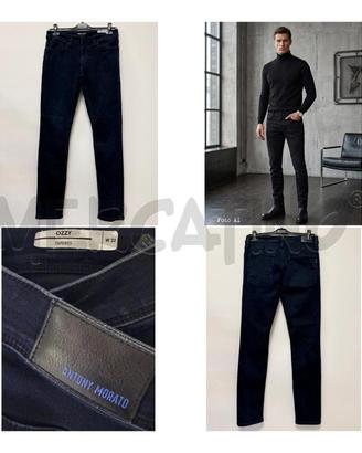 JEANS U ANTONY MORATO OZZY NERI TAGLIA 46
