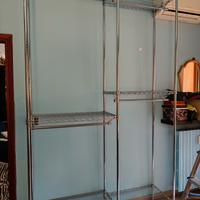 guardaroba di alluminio