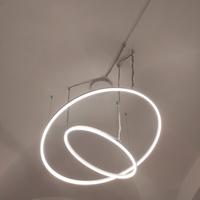 Lampadario LED 2 cerchi design moderno 220V