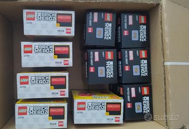 LEGO  lotto 10 pezzi brickheadz Marvel e Disney 