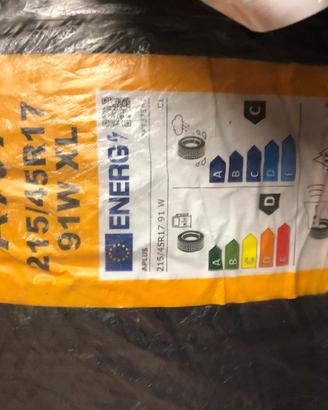 gomme auto 215 45 r17