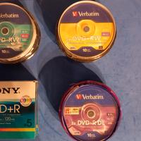 Lotto di 60 DVD vergini