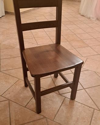 Stock Sedie in Legno Massello