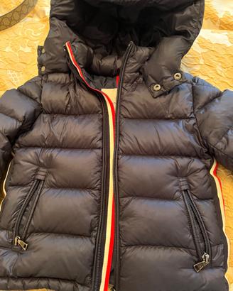 Moncler bambino invernale tg. 5 anni blu