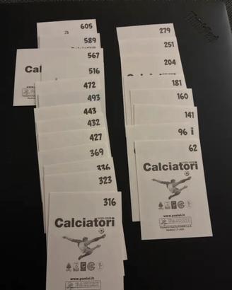 21 Figurine Calciatori