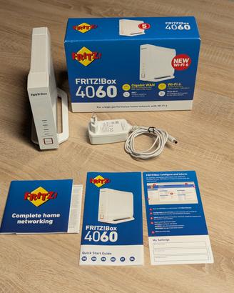 Fritzbox4060 Edition International, Router Wi-Fi 6
