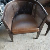 coppia poltroncine vintage modernariato da restaur