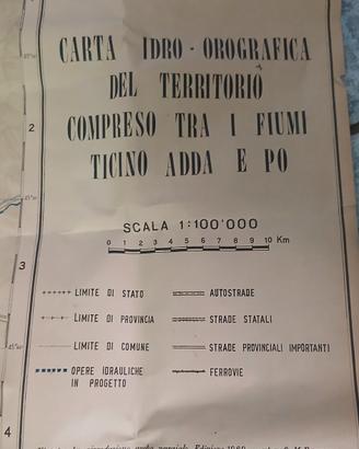 carta oroidrografica