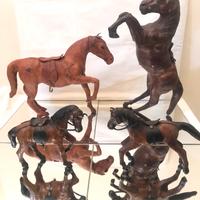 ?4 sculture in legno (2grandi-2piu' piccole),