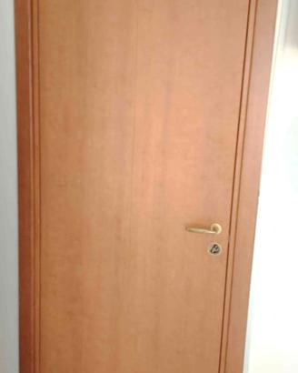porta interna a libro 180 ° sinistra colore noce 