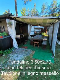Roulotte con preingresso presso campeggio