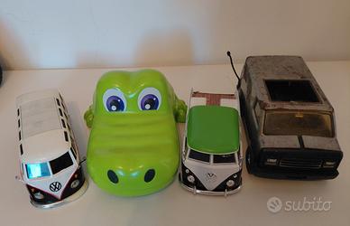 3 veicoli e coccodrillo 