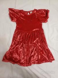 vestitino bimba Pepco 3/4 anni 104 cm in ciniglia