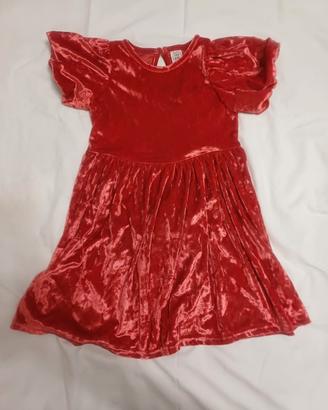 vestitino bimba Pepco 3/4 anni 104 cm in ciniglia