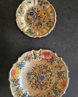 2 piatti Baffoni Gubbio
