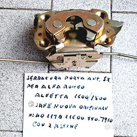 Serratura porta ant, sx. Alfa Romeo  Alfetta 1°2°.