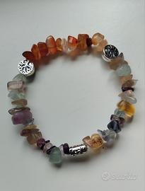 bracciale pietre vere fatto a mano