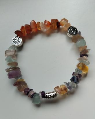 bracciale pietre vere fatto a mano