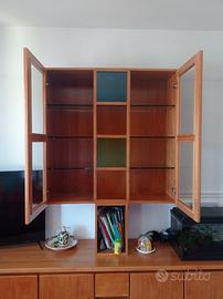 MOBILE IN LEGNO CON VETRINETTA